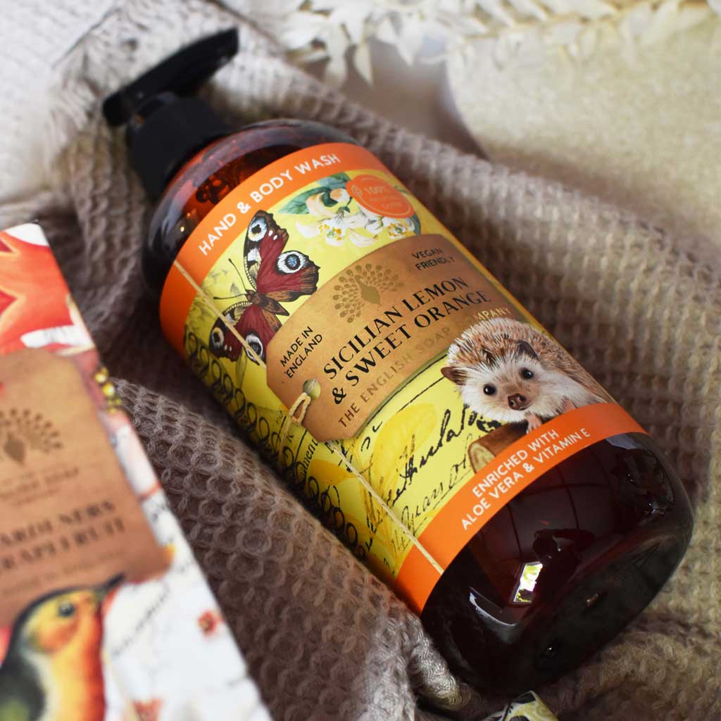 Nestesaippua Sitruuna ja appelsiini - Sicilian Lemon and Sweet Orange Hand and Body Wash 500 ml