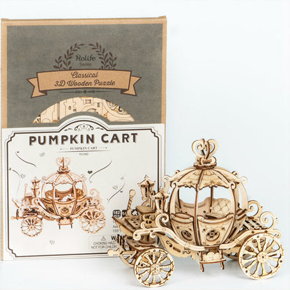 DIY miniatyyri Kurpitsavaunu - Pumpkin Cart