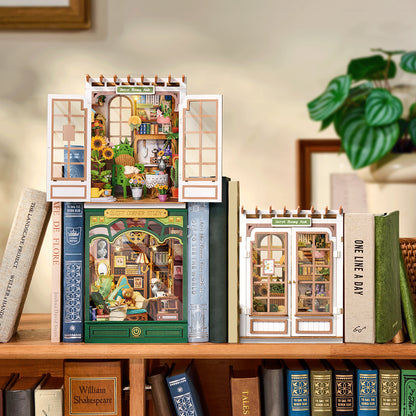 DIY minimaailma kirjahyllyyn - Bloomy Nook Book Nook