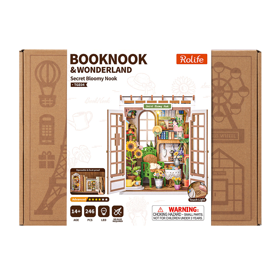 DIY minimaailma kirjahyllyyn - Bloomy Nook Book Nook