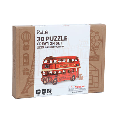 DIY miniatyyri Lontoon bussi - London Tour Bus