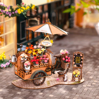 DIY Miniatyyri Kukkakärry - Blossom Cart