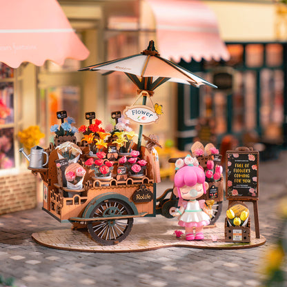DIY Miniatyyri Kukkakärry - Blossom Cart