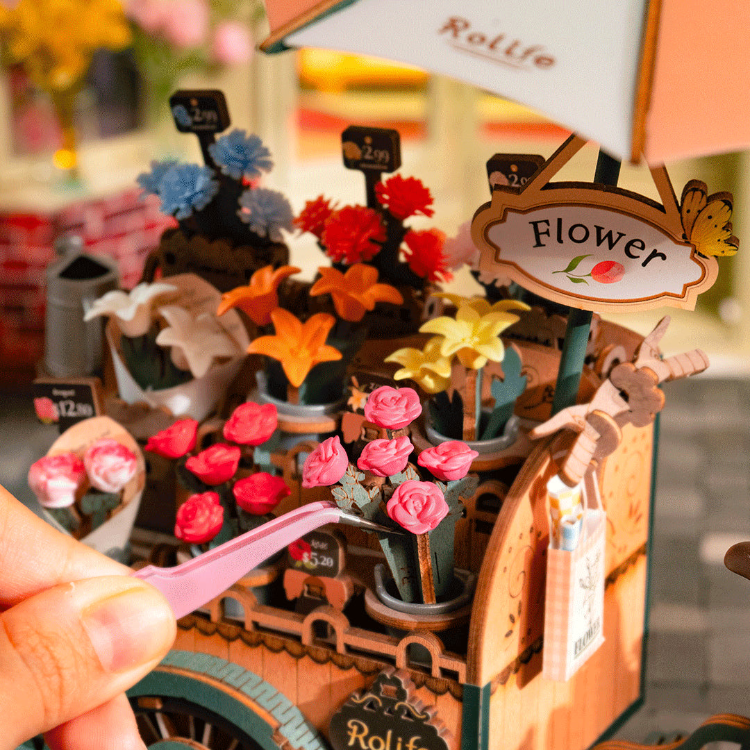 DIY Miniatyyri Kukkakärry - Blossom Cart