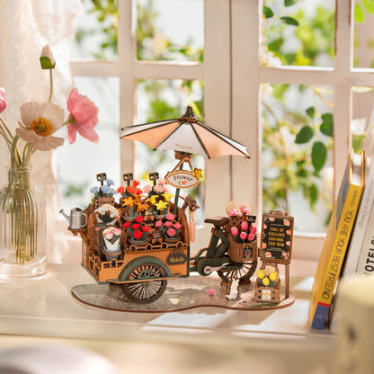 DIY Miniatyyri Kukkakärry - Blossom Cart