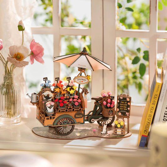 DIY Miniatyyri Kukkakärry - Blossom Cart
