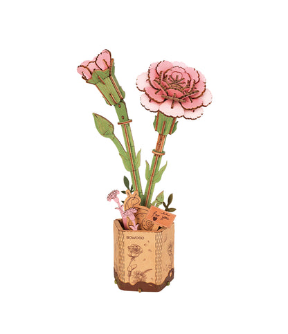 DIY Kukka Vaaleanpunainen neilikka - Pink Carnation