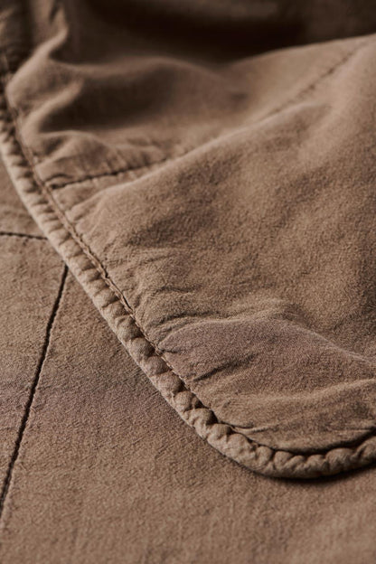 Torkkupeitto - Vintage quilt kivipesty 130 x 180 cm Ruskea - Truffle