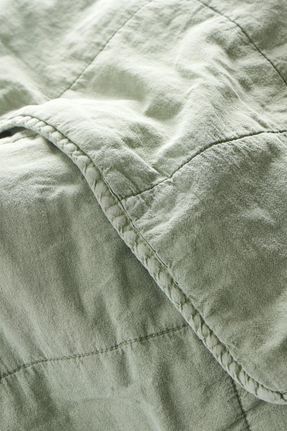 Päiväpeitto - Vintage quilt kivipesty 240 x 240 cm Vaaleanvihreä - Pistachio