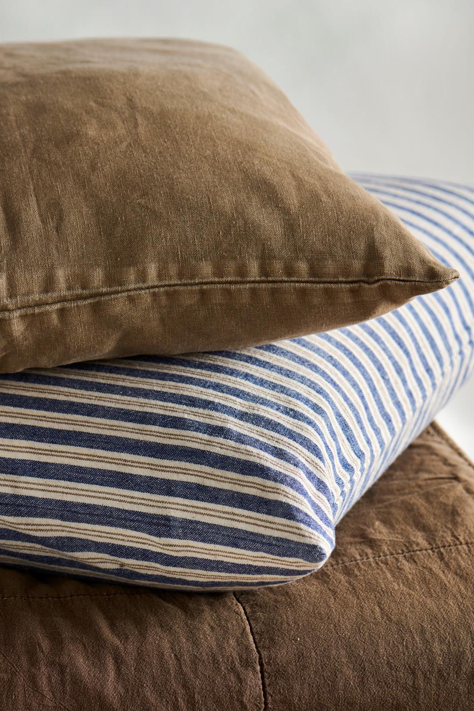 Torkkupeitto - Vintage quilt kivipesty 130 x 180 cm Ruskea - Truffle