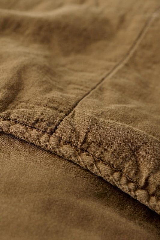 Torkkupeitto - Vintage quilt kivipesty 130 x 180 cm Okra - Ochre Green