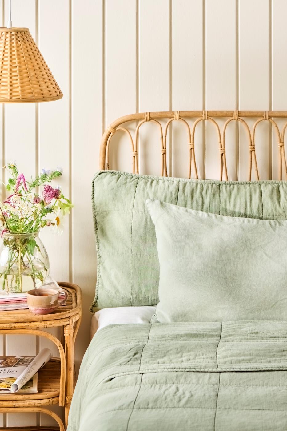 Nojatyynynpäällinen Vaaleanvihreä - Pistachio 50 x 90 cm