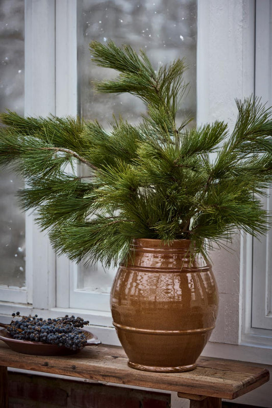 Lattiamaljakko Okranruskea, korkeus 34 cm