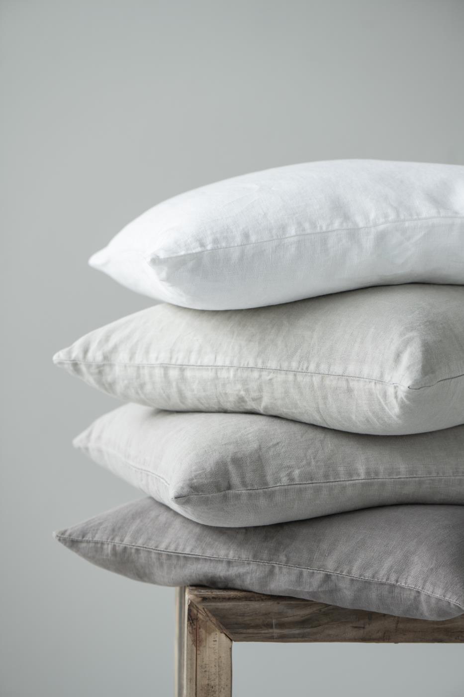 Pellavatyynynpäällinen Pellavabeige - Linen 50 x 50 cm