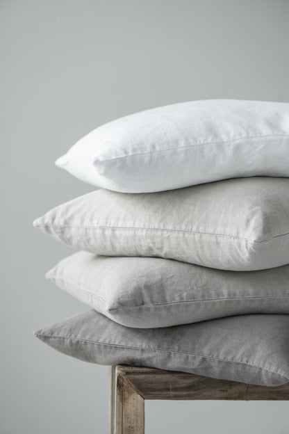 Pellavatyynynpäällinen Pellavabeige - Linen 50 x 50 cm