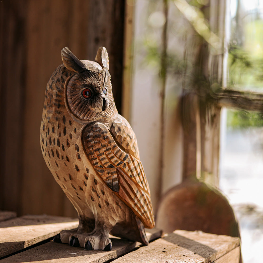DecoBird Sarvipöllö - Long-Eared Owl