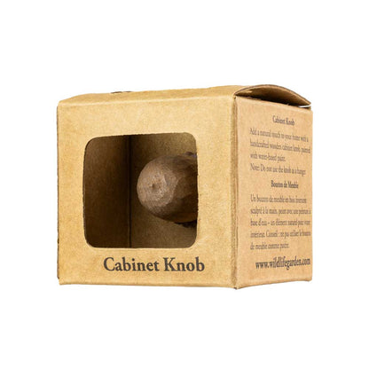 Käsin veistetty vedin / nuppi Tammenterho
