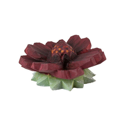 Käsin veistetty vedin / nuppi Suklaakosmos