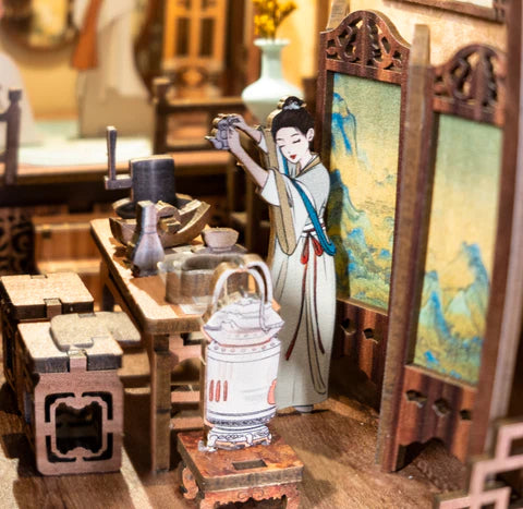 DIY Minimaailma kirjahyllyyn - Elegant Song Book Nook