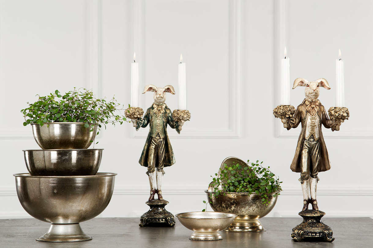 Kynttilänjalka kani, tummanvihreä takki