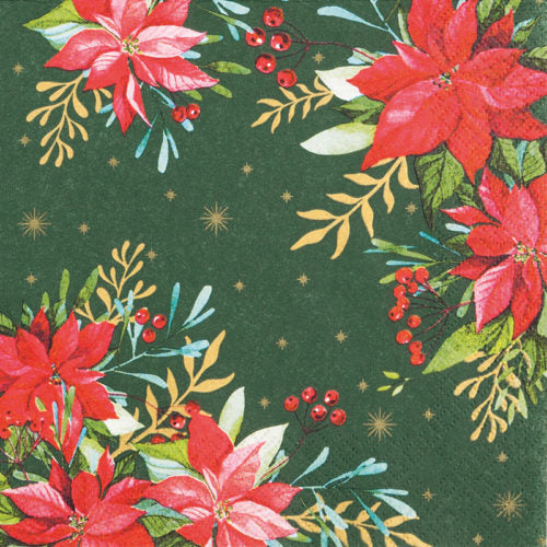 Servetti Joulutähdet - Poinsettia 33 x 33 cm