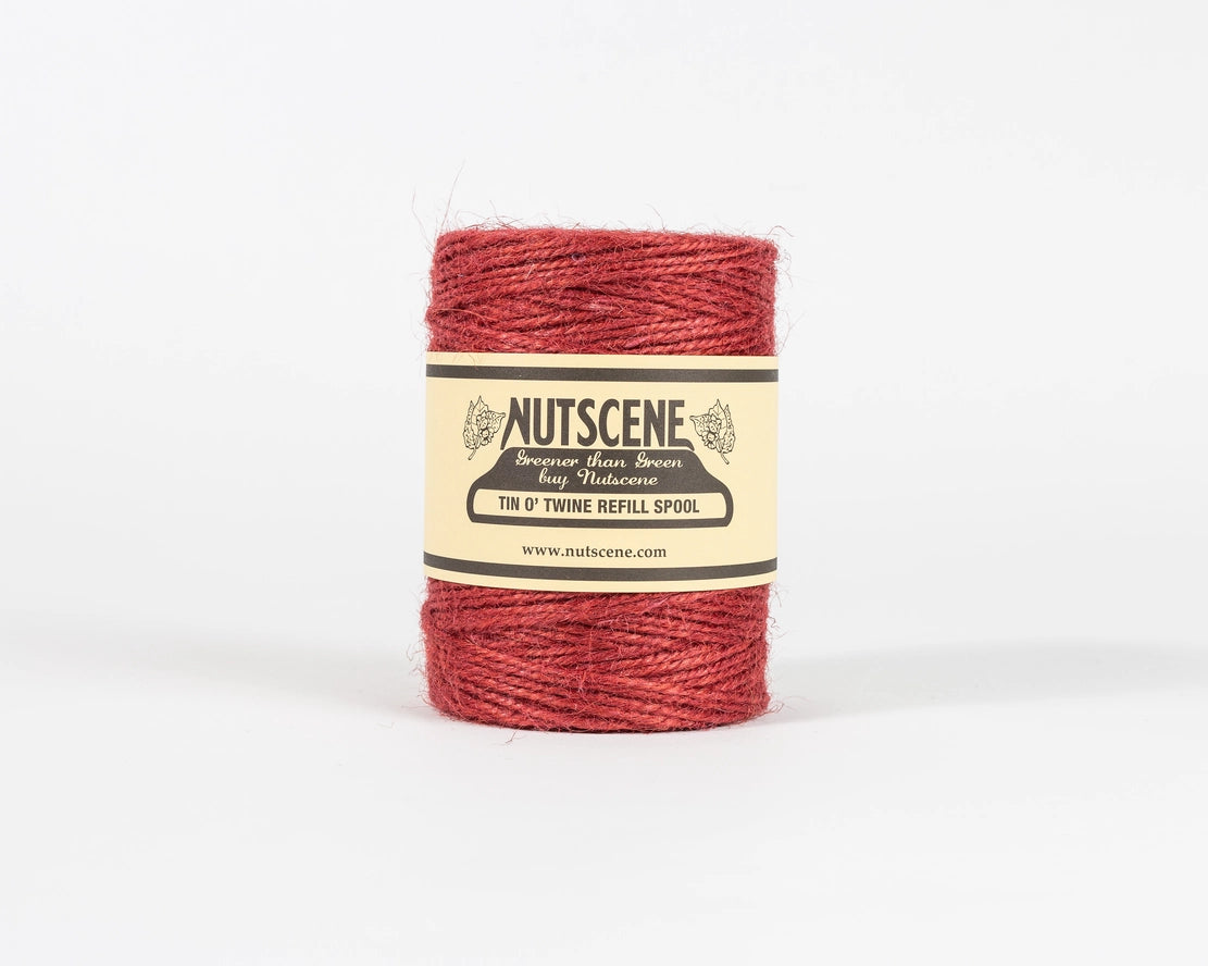 String In a Tin juuttinaru punainen - Redtwist