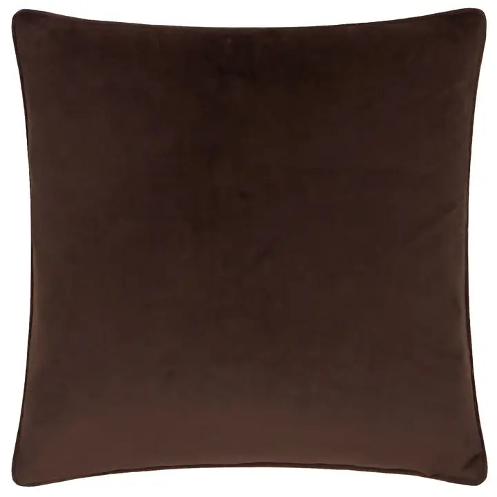 Berry Woods brodeerattu viininpunainen samettityynynpäällinen 45 x 45 cm