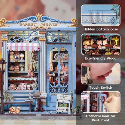 DIY Minimaailma kirjahyllyyn – Sweet Marie Bok Nook