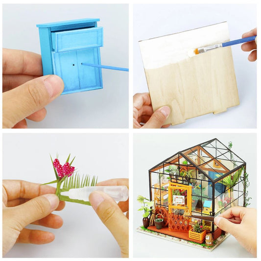 DIY Miniatyyritalo Kasvihuone - Cathy's Green House