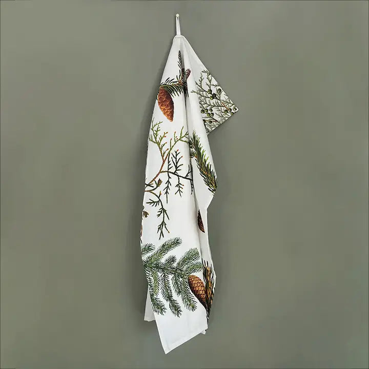 Keittiöpyyhe Kävyt - Pine trees