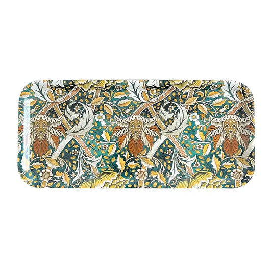 Tarjotin William Morris Windrush vihreä 35 x 15 cm