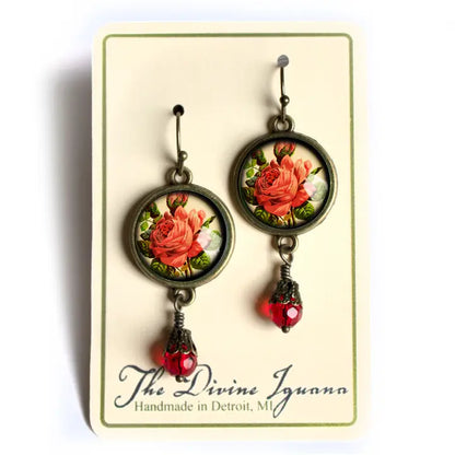 Victorian Tea Rose korvakorut