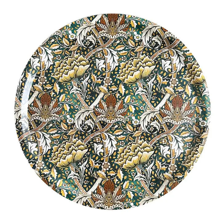 Pyöreä Tarjotin William Morris Windrush vihreä 38 cm