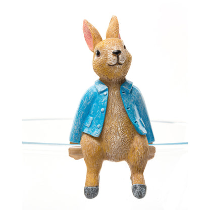 Ruukkukaveri Peter Rabbit istuva pupu, jardinopia