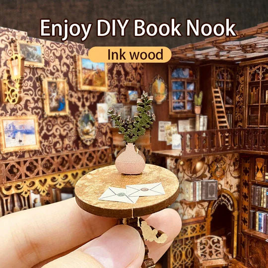 DIY Minimaailma kirjahyllyyn - Eternal Bookstore Book Nook (sis. pölysuojan)