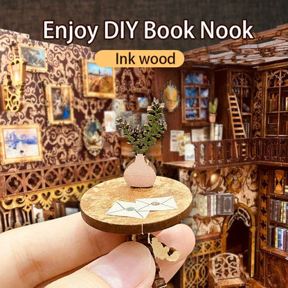 DIY Minimaailma kirjahyllyyn - Eternal Bookstore Book Nook (sis. pölysuojan)