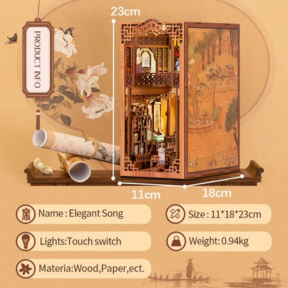 DIY Minimaailma kirjahyllyyn - Elegant Song Book Nook