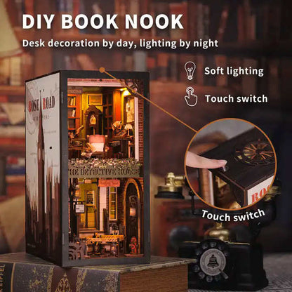 DIY Minimaailma kirjahyllyyn – Rose Detective Acency Book Nook (sis. pölysuojan)