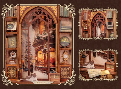 DIY Minimaailma kirjahyllyyn – Bookshop Memories Book Nook (sis. pölysuojan)