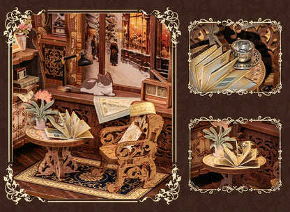 DIY Minimaailma kirjahyllyyn – Bookshop Memories Book Nook (sis. pölysuojan)