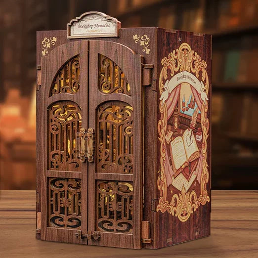 DIY Minimaailma kirjahyllyyn – Bookshop Memories Book Nook (sis. pölysuojan)