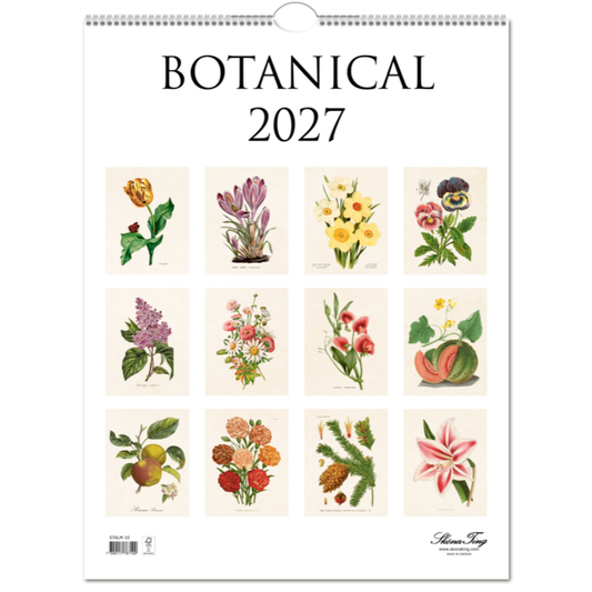 Seinäkalenteri 2027 Botanical