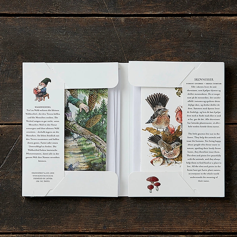 Postikortit Metsätontut - Forrest Gnomes 8 kpl