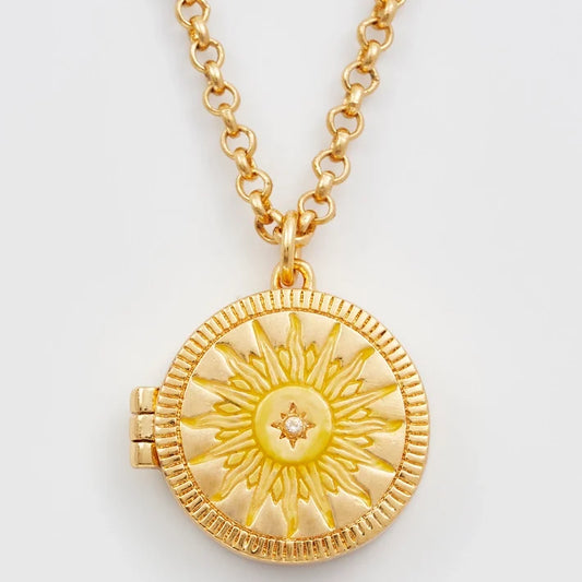 Medaljonki kaulakoru Sun Locket