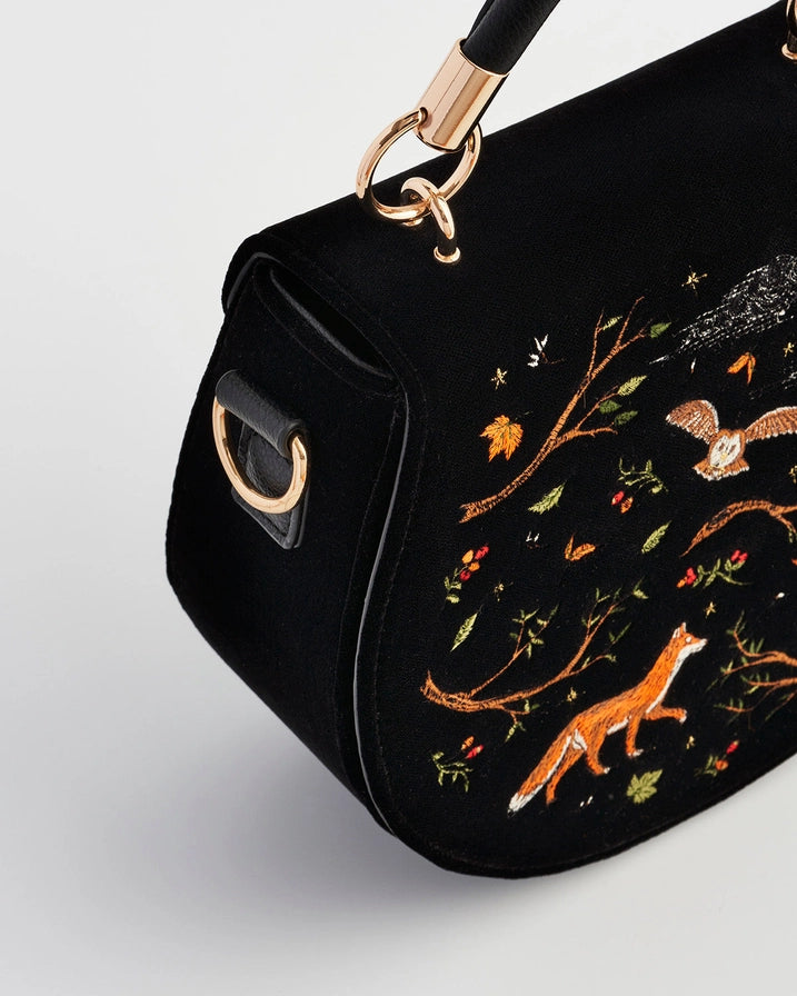 Käsilaukku Kettu ja Pöllö - Fox and Owl