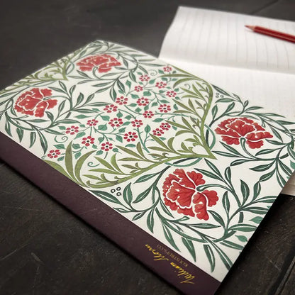 Muistivihko William Morris Oxford Punainen