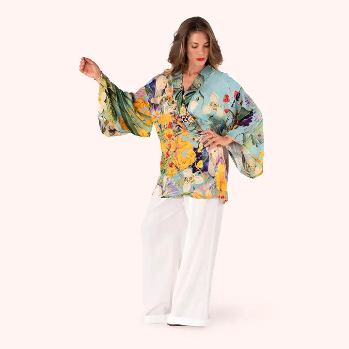 Kimono takki lyhyt Spring Flora