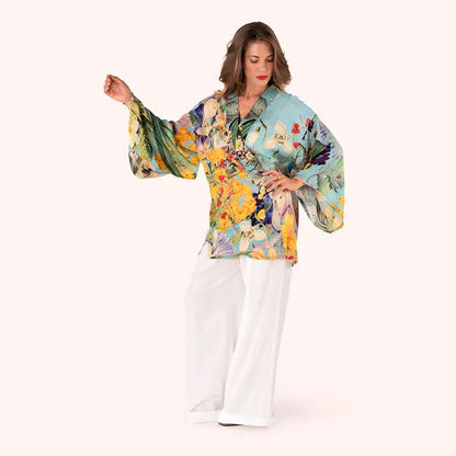 Kimono takki lyhyt Spring Flora