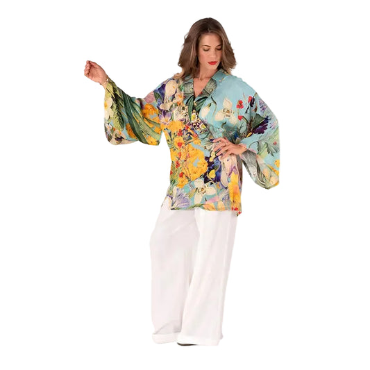 Kimono takki lyhyt Spring Flora