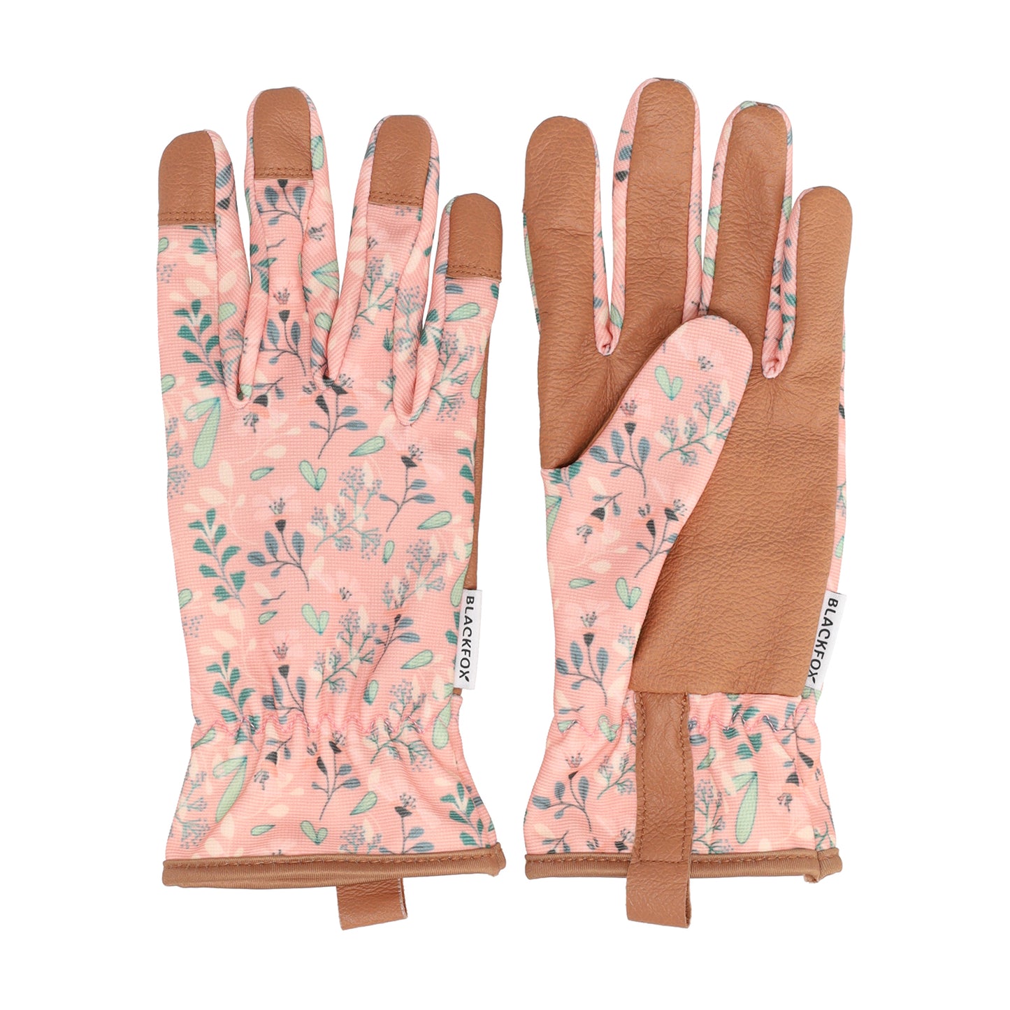 Puutarhakäsineet Christy vaaleanpunainen, nahka kämmen